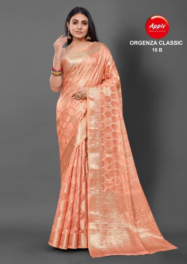 Apple Organza Classic 15 Occasion Wear Organza Saree Collection